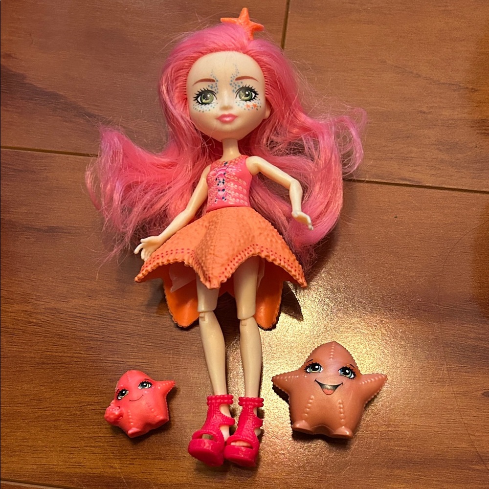 Enchantimals Starling Starfish, Idyt & Rypple Doll Set